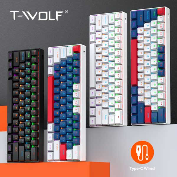T-WOLF Type-C Mechanical Keyboard