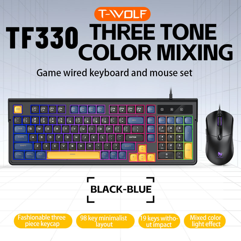 T-Wolf TF330 Gaming Keyboard & Mouse Combo