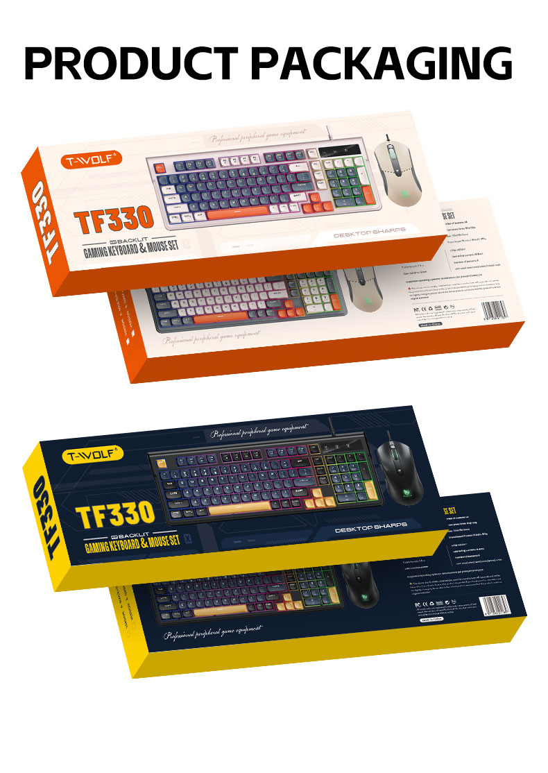 T-Wolf TF330 Gaming Keyboard & Mouse Combo